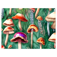 Witch s Woods One Side Premium Plush Fleece Blanket (extra Small)