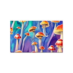 Tiny Toadstools Sticker (rectangular) by GardenOfOphir