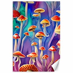 Tiny Toadstools Canvas 24  X 36  by GardenOfOphir