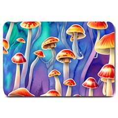 Tiny Toadstools Large Doormat by GardenOfOphir