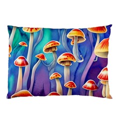 Tiny Toadstools Pillow Case by GardenOfOphir