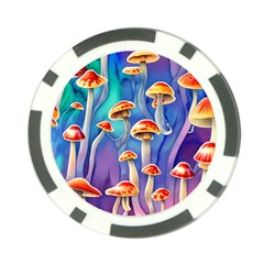 Tiny Toadstools Poker Chip Card Guard (10 Pack) by GardenOfOphir