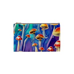 Tiny Toadstools Cosmetic Bag (small) by GardenOfOphir