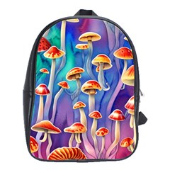 Tiny Toadstools School Bag (large) by GardenOfOphir