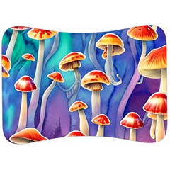 Tiny Toadstools Velour Seat Head Rest Cushion by GardenOfOphir