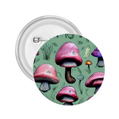 Boho Woods Mushroom 2 25  Buttons by GardenOfOphir