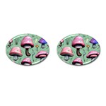 Boho Woods Mushroom Cufflinks (Oval) Front(Pair)