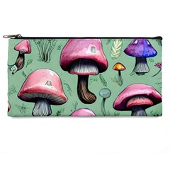 Boho Woods Mushroom Pencil Case by GardenOfOphir