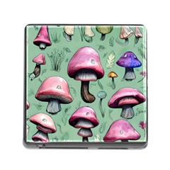 Boho Woods Mushroom Memory Card Reader (square 5 Slot) by GardenOfOphir