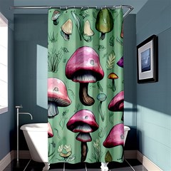 Boho Woods Mushroom Shower Curtain 36  X 72  (stall)  by GardenOfOphir