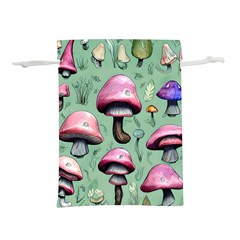 Boho Woods Mushroom Lightweight Drawstring Pouch (l) by GardenOfOphir