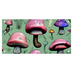 Boho Woods Mushroom Banner And Sign 6  X 3  by GardenOfOphir