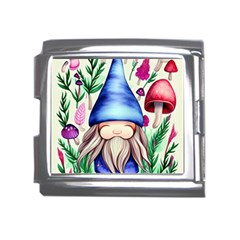 Tiny Mushroom Forest Scene Mega Link Italian Charm (18mm) by GardenOfOphir