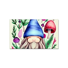 Tiny Mushroom Forest Scene Sticker Rectangular (10 Pack) by GardenOfOphir