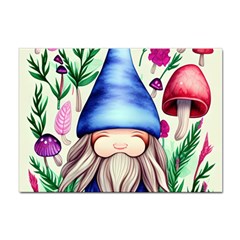 Tiny Mushroom Forest Scene Sticker A4 (10 Pack) by GardenOfOphir