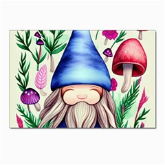 Tiny Mushroom Forest Scene Postcard 4 x 6  (pkg Of 10) by GardenOfOphir