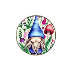 Tiny Mushroom Forest Scene Hat Clip Ball Marker by GardenOfOphir