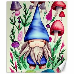 Tiny Mushroom Forest Scene Canvas 20  X 24  by GardenOfOphir