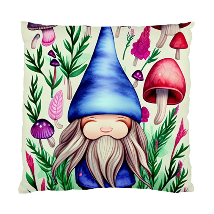 Tiny Mushroom Forest Scene Standard Cushion Case (One Side)