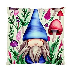 Tiny Mushroom Forest Scene Standard Cushion Case (two Sides) by GardenOfOphir