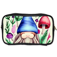 Tiny Mushroom Forest Scene Toiletries Bag (one Side) by GardenOfOphir