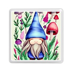 Tiny Mushroom Forest Scene Memory Card Reader (square) by GardenOfOphir