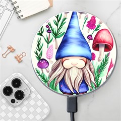 Tiny Mushroom Forest Scene Wireless Fast Charger(white) by GardenOfOphir