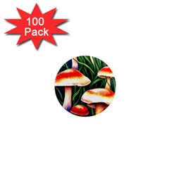 Mushroom Fairy Garden 1  Mini Magnets (100 Pack)  by GardenOfOphir