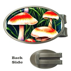 Mushroom Fairy Garden Money Clips (oval)  by GardenOfOphir