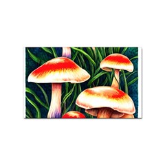 Mushroom Fairy Garden Sticker Rectangular (10 Pack) by GardenOfOphir