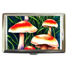 Mushroom Fairy Garden Cigarette Money Case by GardenOfOphir