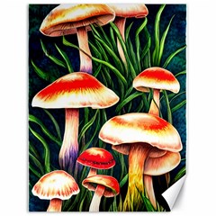 Mushroom Fairy Garden Canvas 18  X 24  by GardenOfOphir