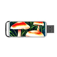 Mushroom Fairy Garden Portable Usb Flash (one Side) by GardenOfOphir