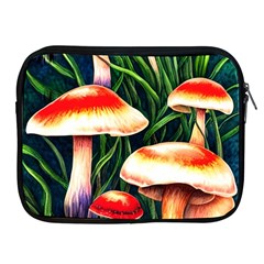 Mushroom Fairy Garden Apple Ipad 2/3/4 Zipper Cases by GardenOfOphir