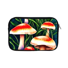 Mushroom Fairy Garden Apple Ipad Mini Zipper Cases by GardenOfOphir