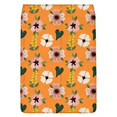 Flower Orange Pattern Floral Removable Flap Cover (l) by Dutashop