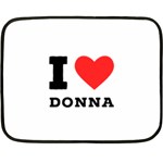 i love donna One Side Fleece Blanket (Mini) 35 x27  Blanket