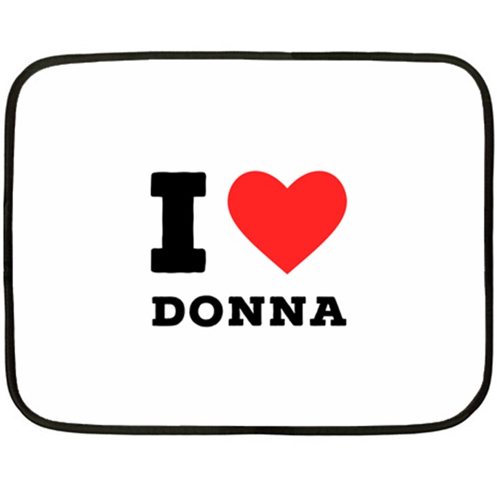 i love donna One Side Fleece Blanket (Mini)