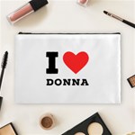 i love donna Cosmetic Bag (Large) Front