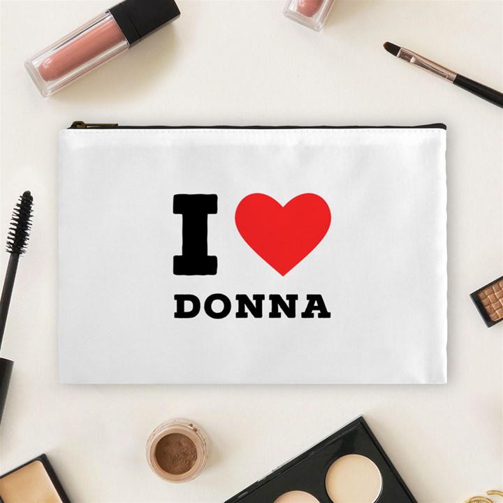 i love donna Cosmetic Bag (Large)