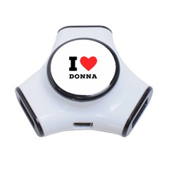 I Love Donna 3-port Usb Hub