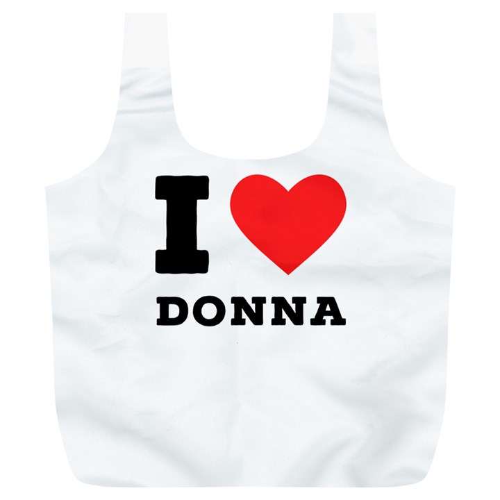 i love donna Full Print Recycle Bag (XL)