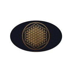 Horizon Sempiternal Bring Abstract Pattern Sticker (Oval)