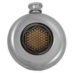 Horizon Sempiternal Bring Abstract Pattern Round Hip Flask (5 oz)