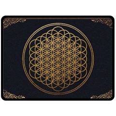 Horizon Sempiternal Bring Abstract Pattern One Side Fleece Blanket (Large)