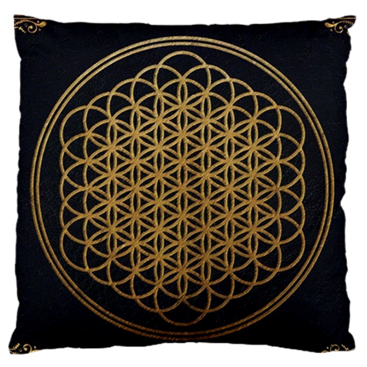 Horizon Sempiternal Bring Abstract Pattern Standard Premium Plush Fleece Cushion Case (Two Sides)