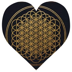 Horizon Sempiternal Bring Abstract Pattern Wooden Puzzle Heart