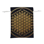 Horizon Sempiternal Bring Abstract Pattern Lightweight Drawstring Pouch (M) Front