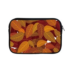 Watercolor Leaves Leaf Orange Apple Ipad Mini Zipper Cases by Jancukart