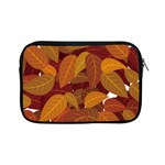 Watercolor Leaves Leaf Orange Apple iPad Mini Zipper Cases Front